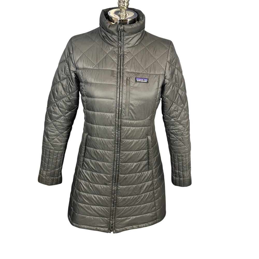 Patagonia Women's Radalie Insulated Parka Jacket Coat Gray Size Medium